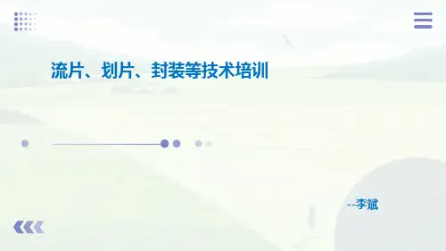 流片、划片、封装等技术培训