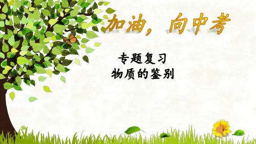 2020届中考化学二轮复习---物质的鉴别教学课件 (共15张PPT)