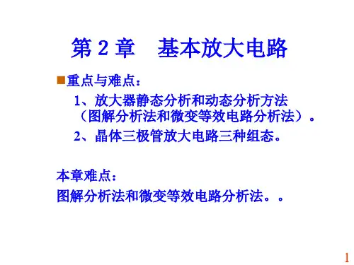 基本放大器PPT课件