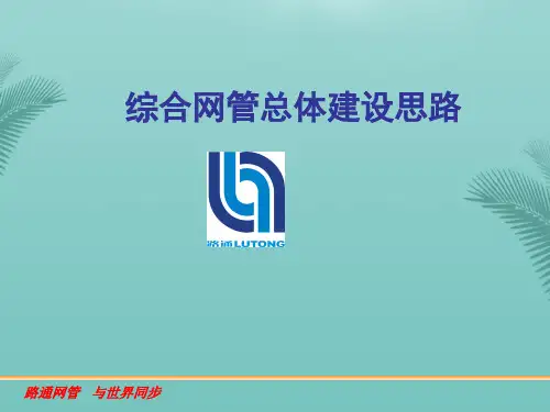 【推荐】综合网管总体建设思路.2021文档PPT