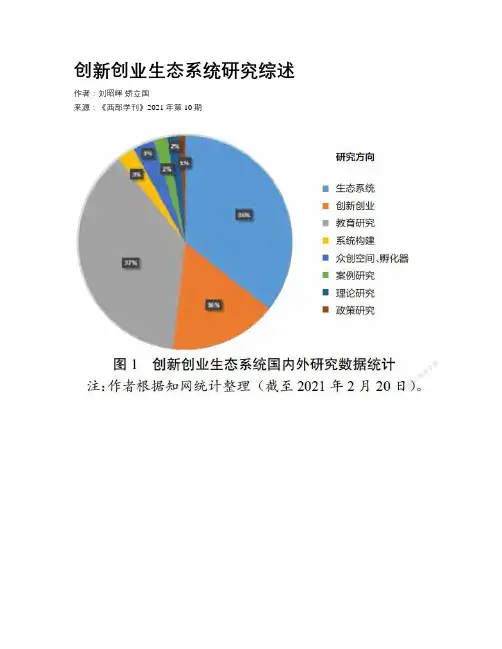 创新创业生态系统研究综述 