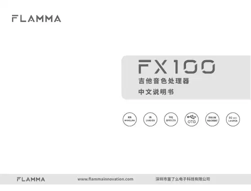 富了么 FX100+ 吉他效果器中文说明书