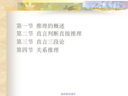 演绎推理课件