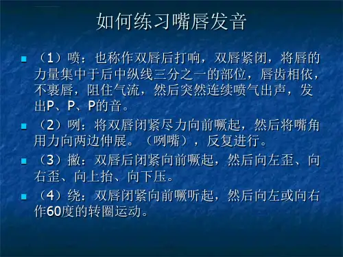 播音主持吐字发声ppt课件