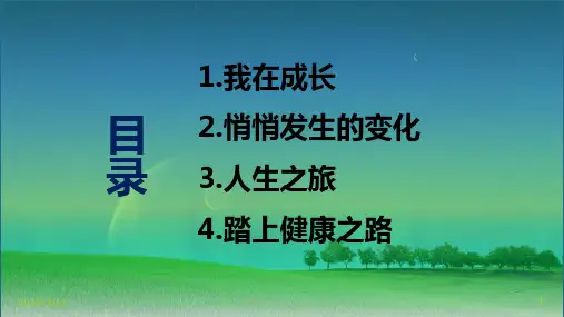 1.我们长大了PPT