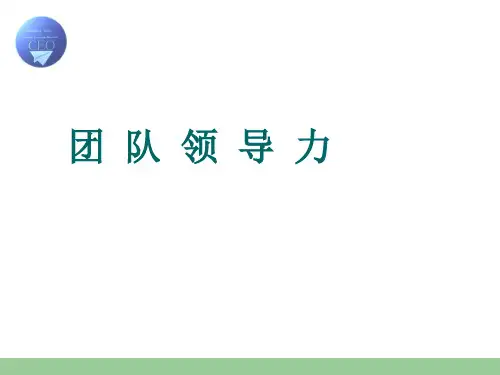 领导力、决策力与执行力(ppt 60页)