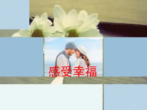 感受幸福  主题班会  课件(共24张ppt)
