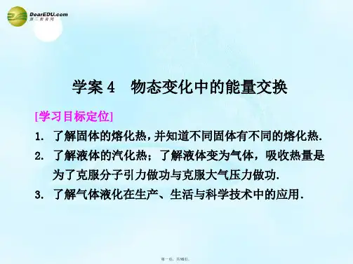 高中物理 9.4《物态变化中的能量交换》课件2 新人教版选修33