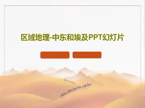 区域地理-中东和埃及PPT幻灯片61页PPT