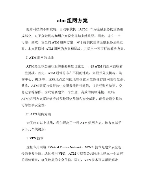 atm组网方案