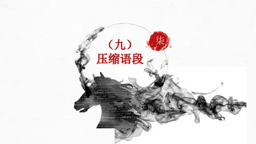 2025届高考语文复习：语段压缩+课件