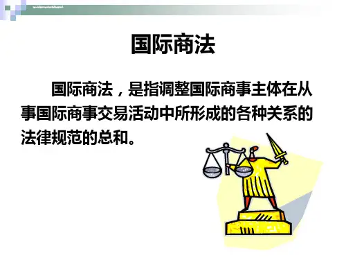 国际商法课程ppt课件
