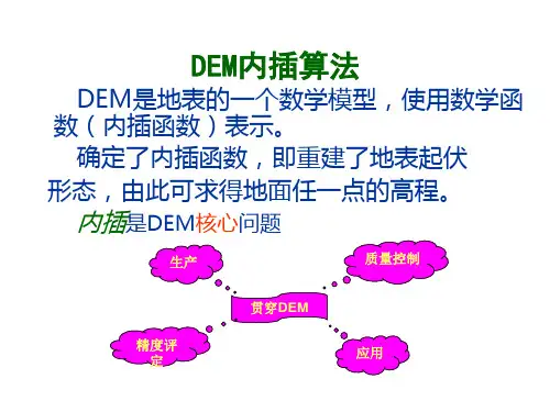 DEM内插算法