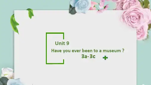 人教版英语八下(初二)Unit9SectionA3a—3c(共16张PPT)