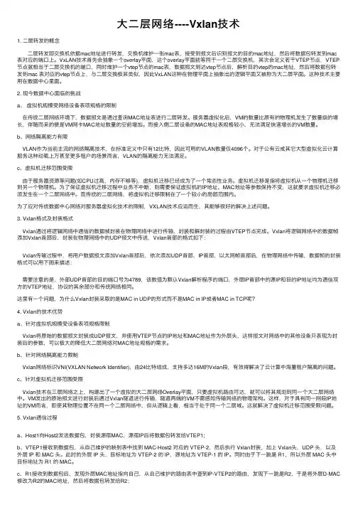 大二层网络----Vxlan技术