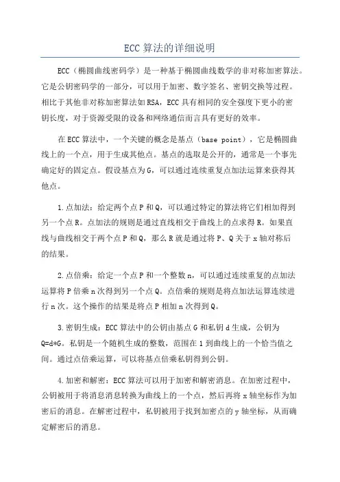 ECC算法的详细说明