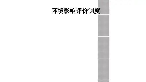 环境影响评价制度