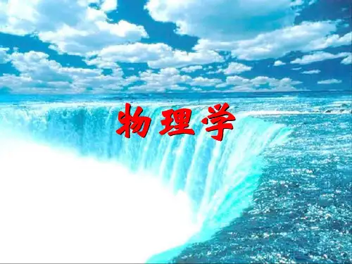 物理学PPT课件 流体的运动
