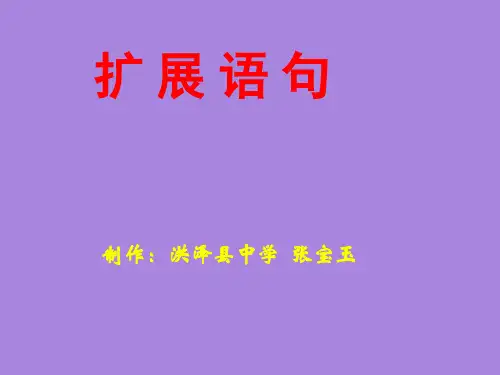 扩展语句