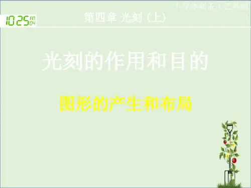 半导体制造工艺-04光刻(上)概要