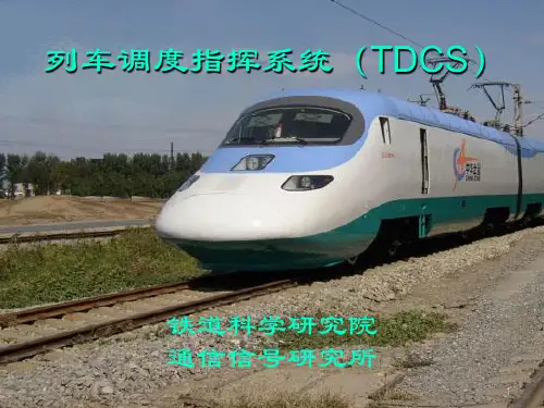 TDCS总体介绍ppt课件