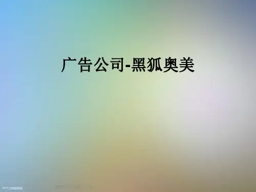 广告公司-黑狐奥美