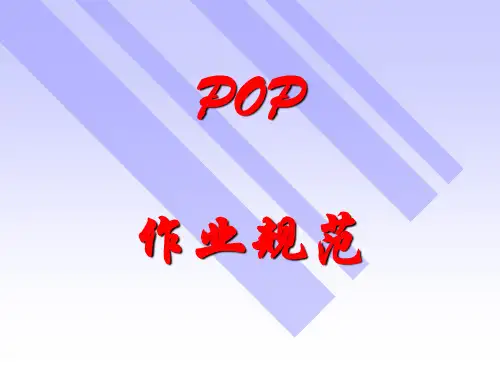 3、POP规范(新)  大润发绝密资料