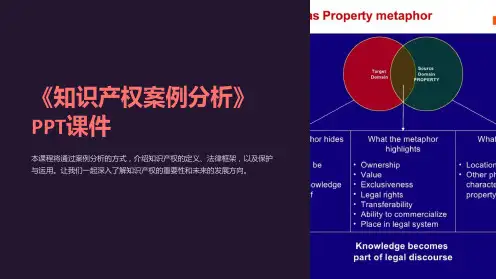《知识产权案例分析》课件