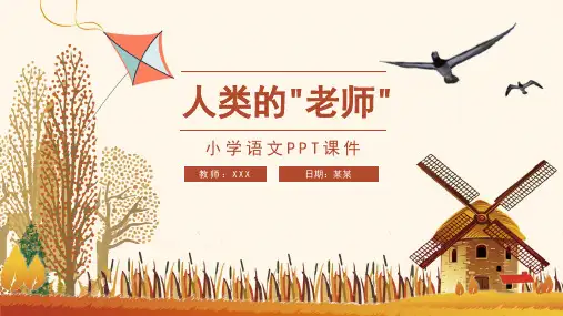 人类的老师小学语文PPT课件