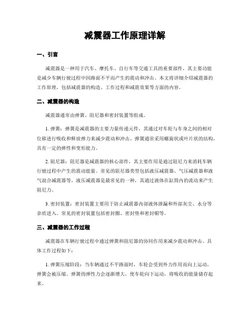 减震器工作原理详解