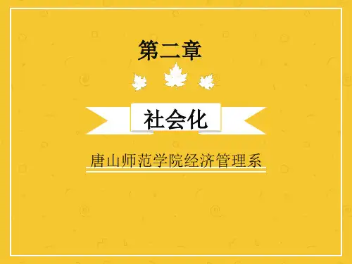 第二章  社会化