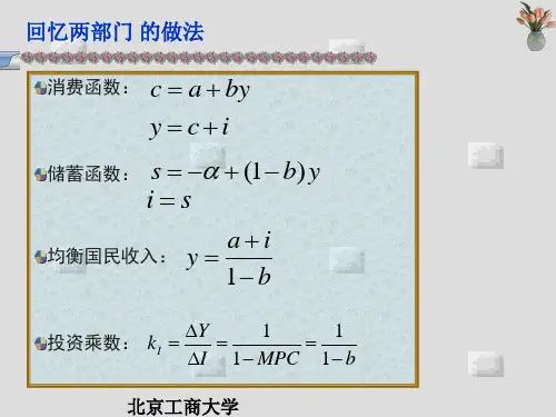 宏观经济学_国民收入的决定(二)