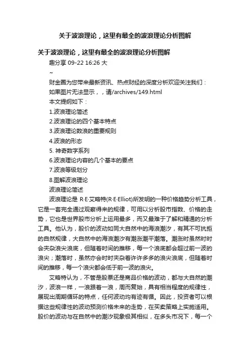 关于波浪理论，这里有最全的波浪理论分析图解