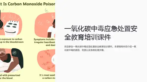一氧化碳中毒应急处置安全教育培训课件