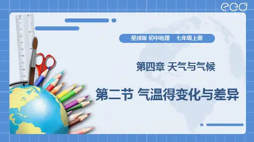 商务星球版七年级地理02 教学课件_气温的变化与差异(058491)