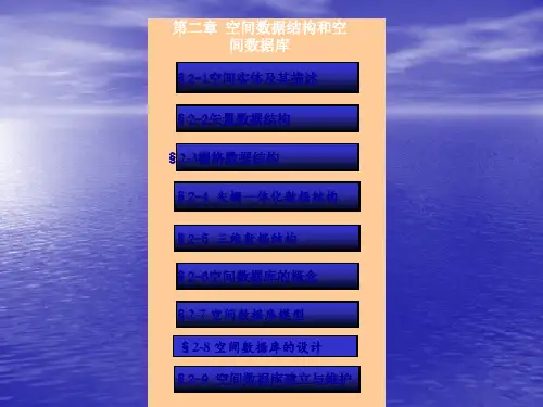 第二章  空间数据结构和空间数据库