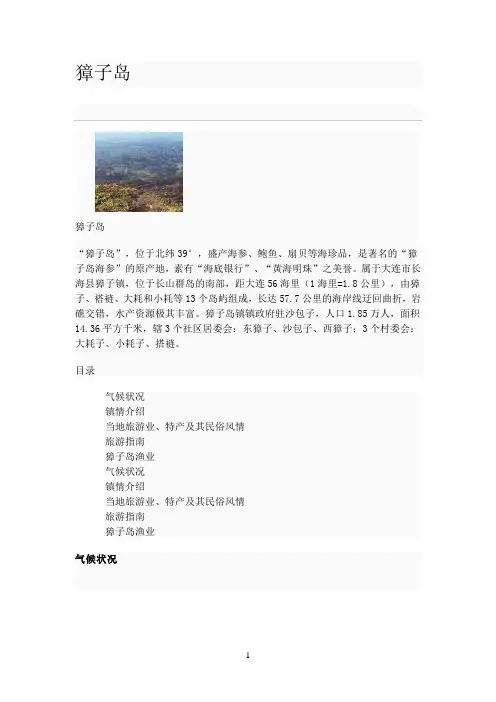 獐子岛