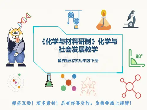 鲁教版化学九年级下册《化学与材料研制》化学与社会发展教学