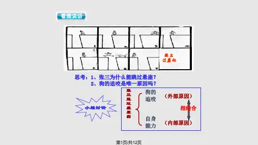 坚持内外因相结合促进人生发展PPT课件