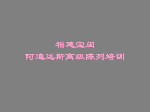 福建宝闽阿迪达斯高级陈列手册