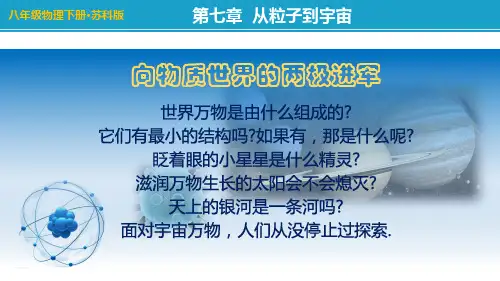 苏科版物理八年级下精品ppt课件-走进分子世界