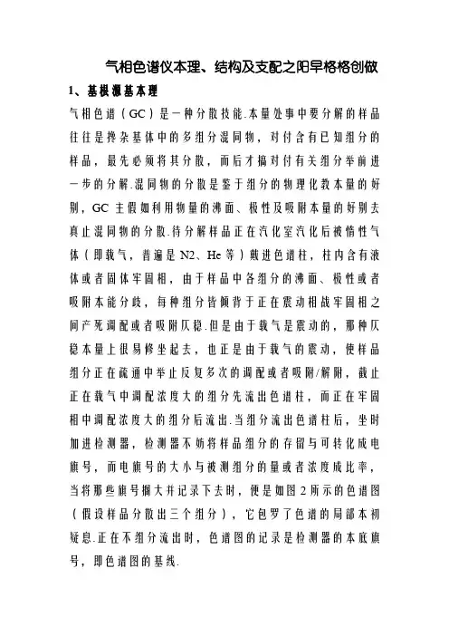 气相色谱仪原理、结构及操作