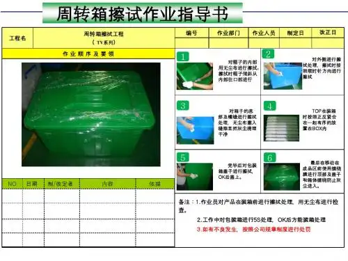 周转车擦拭指导书