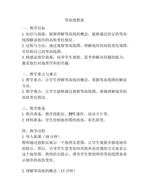 等高线教案