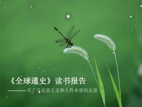 全球通史》读书报告