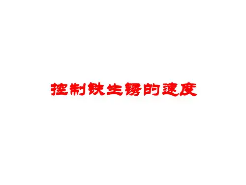 六年级科学下册课件-2.7控制铁生锈的速度14-教科版