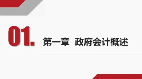 政府会计-政府会计概述-2022年学习资料