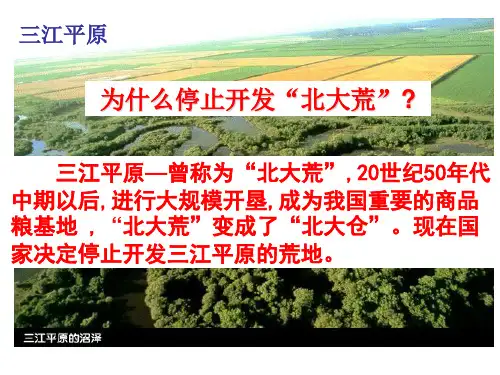 人教版高中地理必修3第二章问题研究《为什么停止开发“北大荒”》优质课件)(共43张PPT)