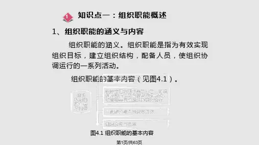 组织职能实用PPT课件PPT课件