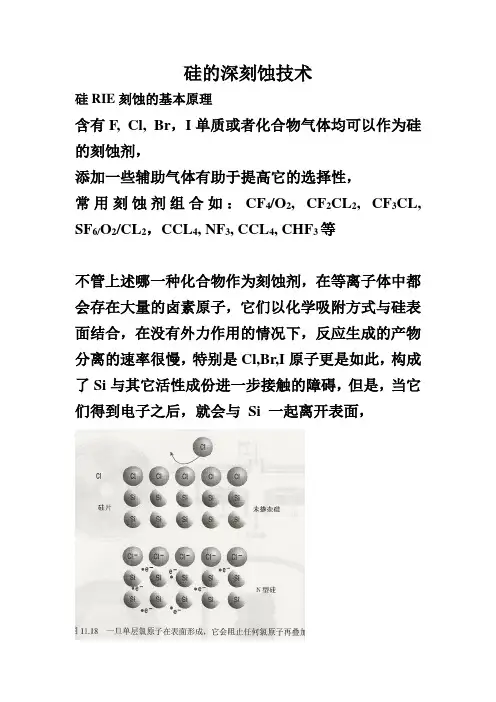 第七讲  硅的深刻蚀技术